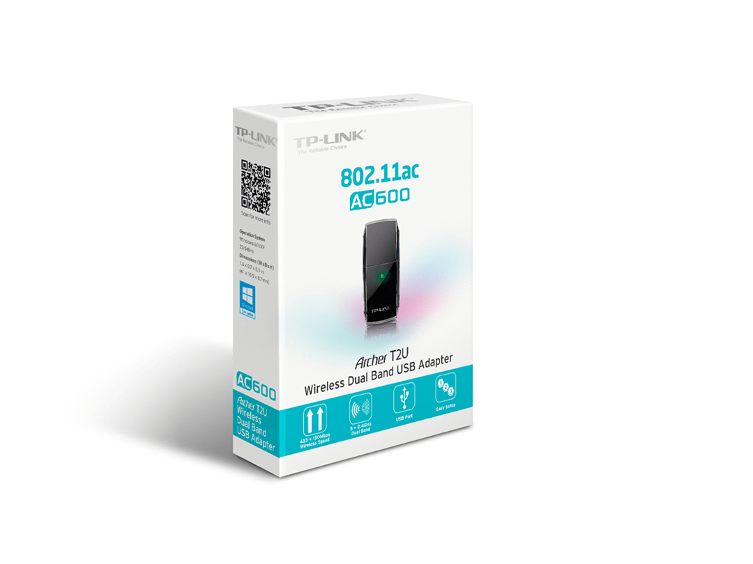 TP-Link Archer T2U AC600 Wireless Dual Band USB Adapter in Qatar TP-Link Archer T2U AC600 Wireless Dual Band USB Adapter in Qatar